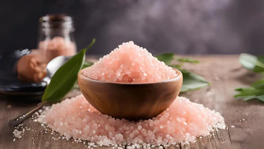 Premium Himalayan salt crystals